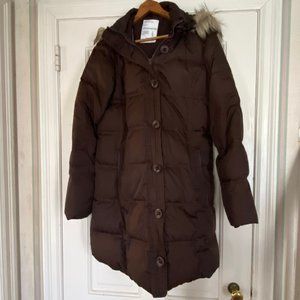 Womens' Aeropostale  Brown Winter Puffer Coat Size Large
